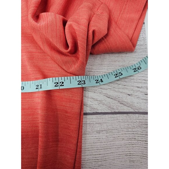 Patagonia Fish‎ Logo Polo Shirt Men's Large Short Sleeve Salmon/orange - Picture 9 of 10